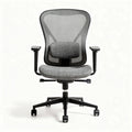 Chaise de bureau ergonomique en tissu gris 50 x 60 x 80cm ajustable